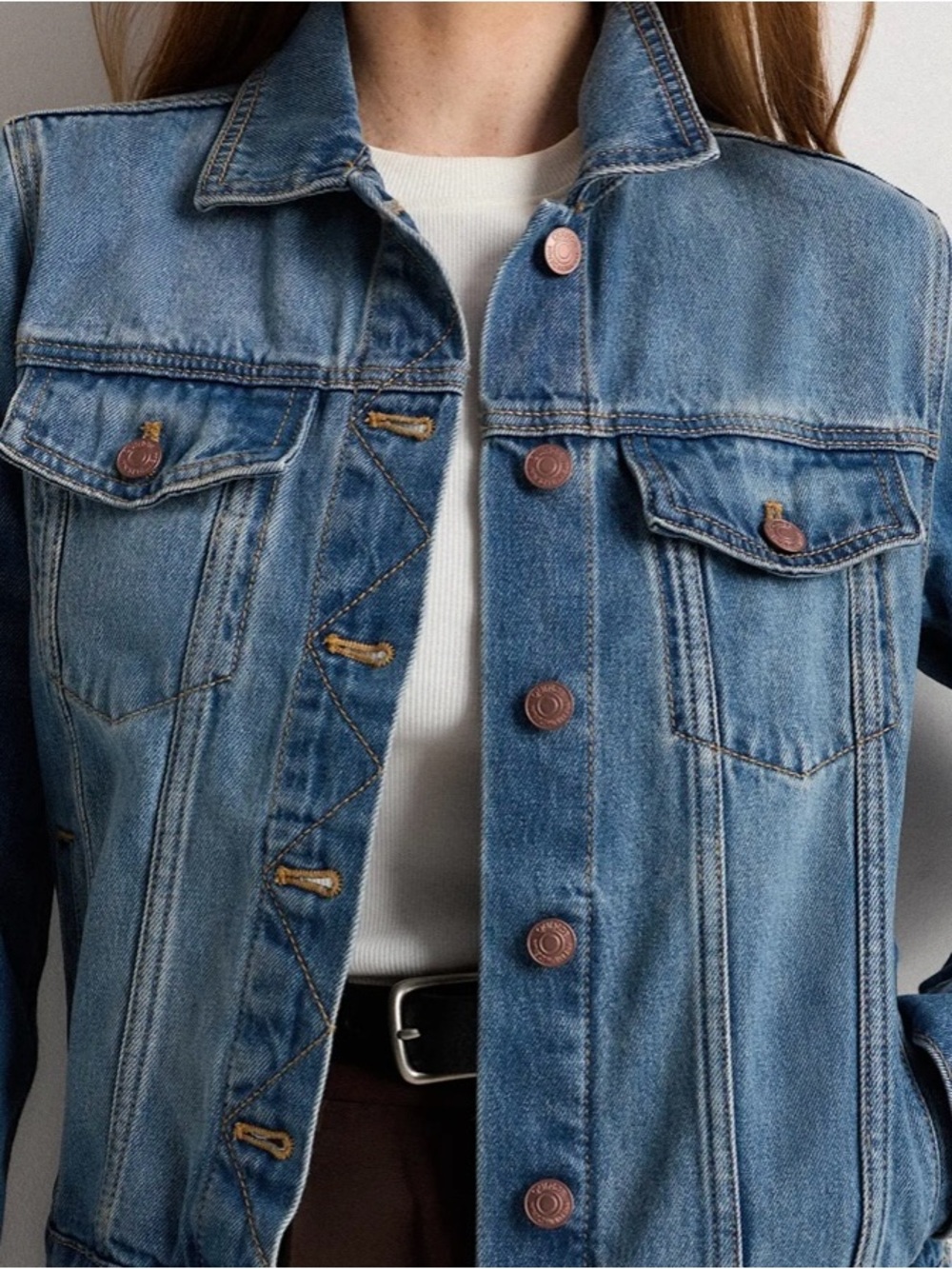 Quince 100% Organic Cotton Denim Jacket - Picture 6 of 7